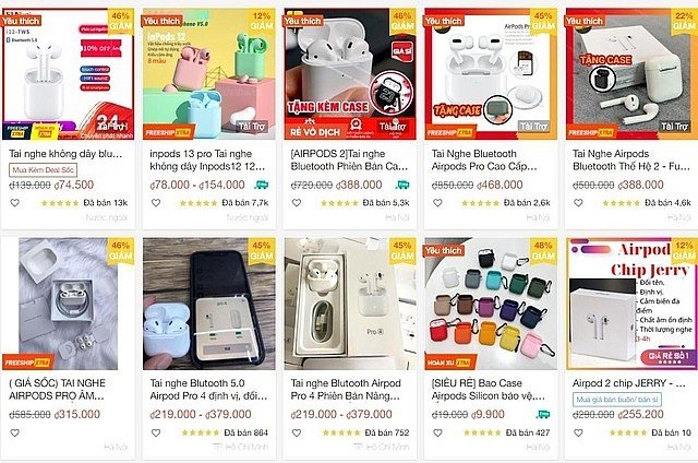 Tràn lan shop "ảo" giá siêu rẻ "lừa" người tiêu dùng trên sàn thương mại điện tử- Ảnh 1. Tràn lan shop "ảo" giá siêu rẻ "lừa" người tiêu dùng trên sàn thương mại điện tử- Ảnh 1.